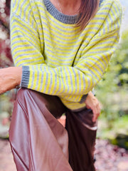 Strickpullover Streifen