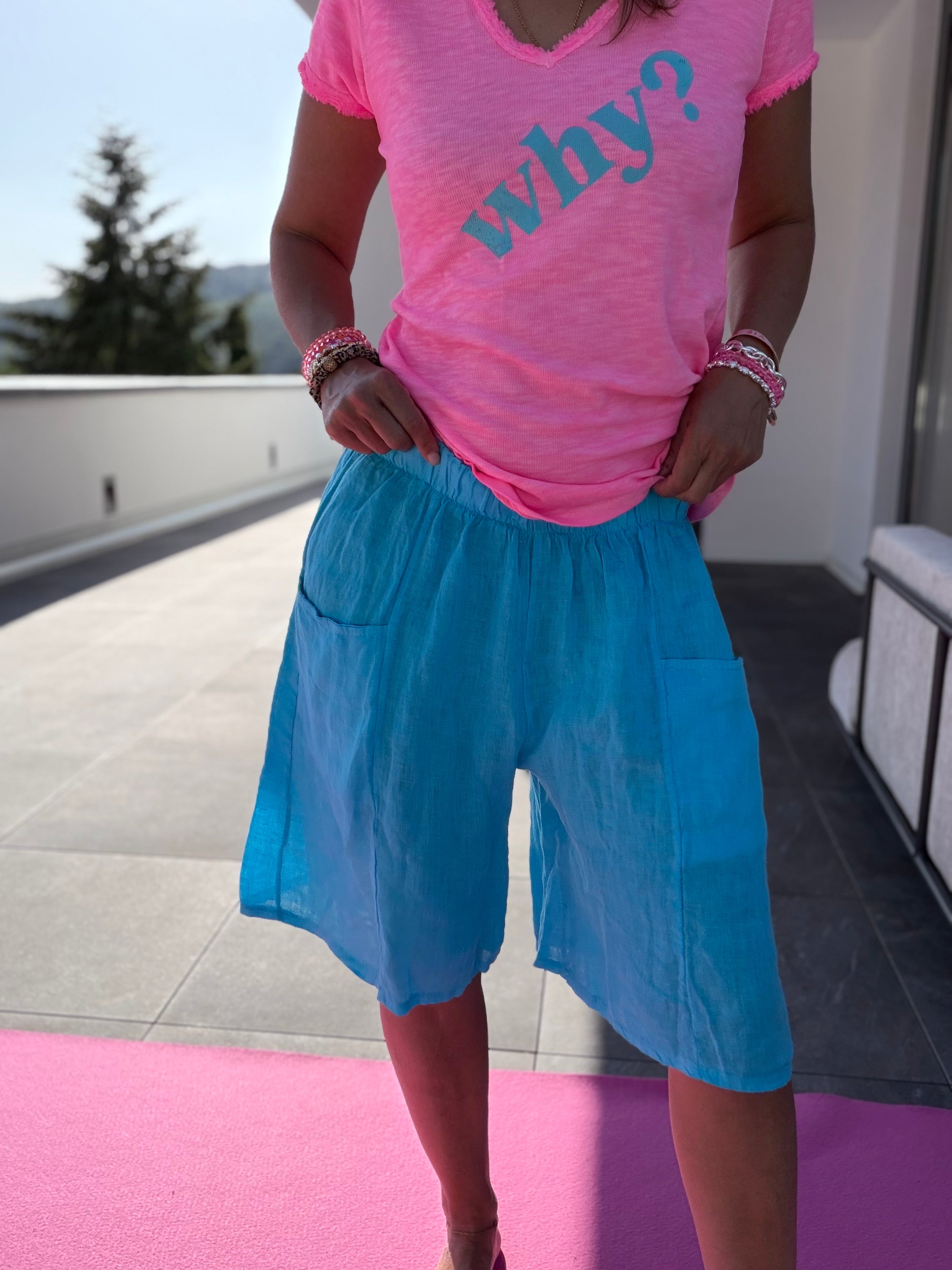 geilste Leinen Hose LeinenShorts, 2 Farben