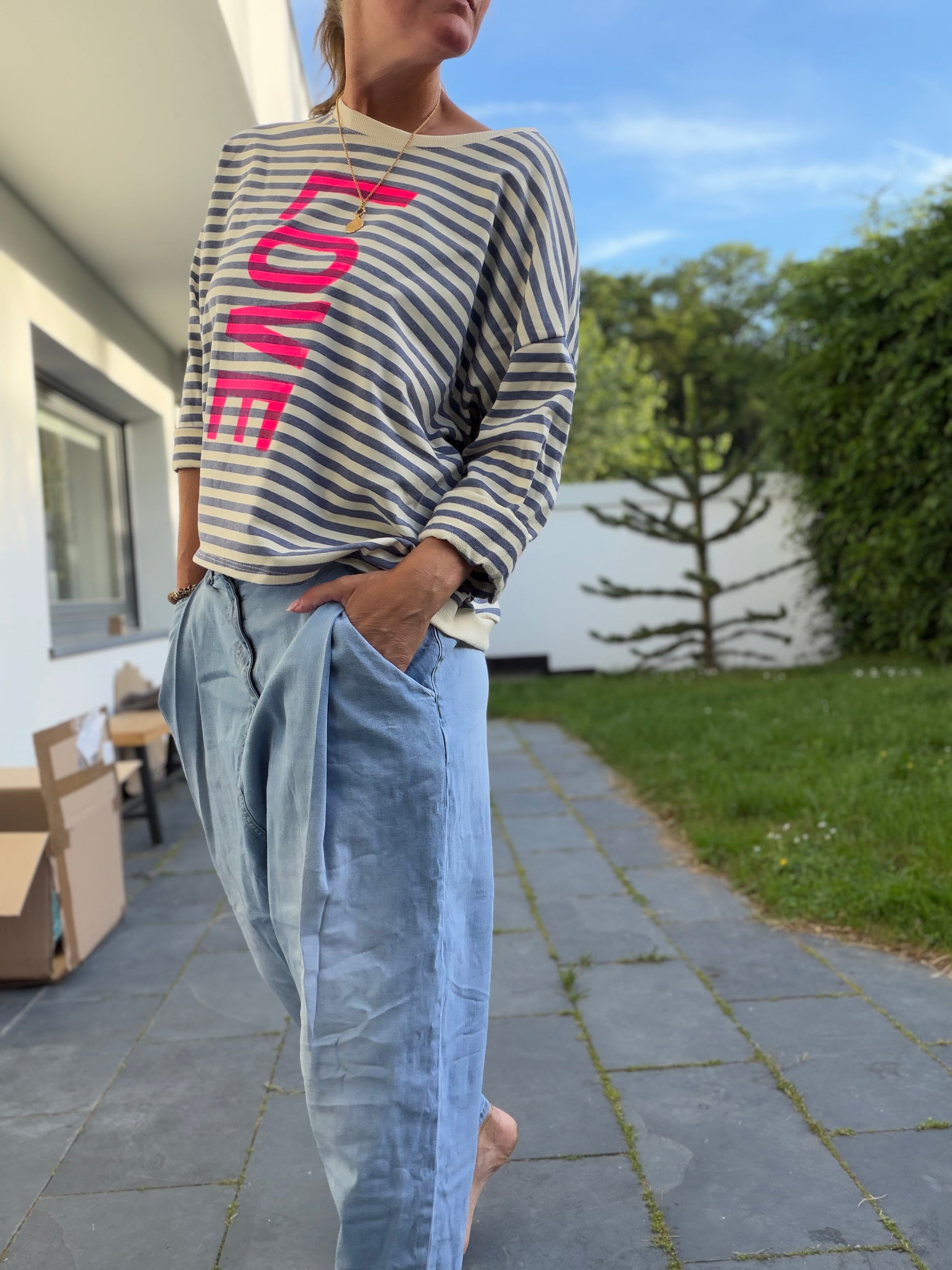 Streifenshirt LOVE
