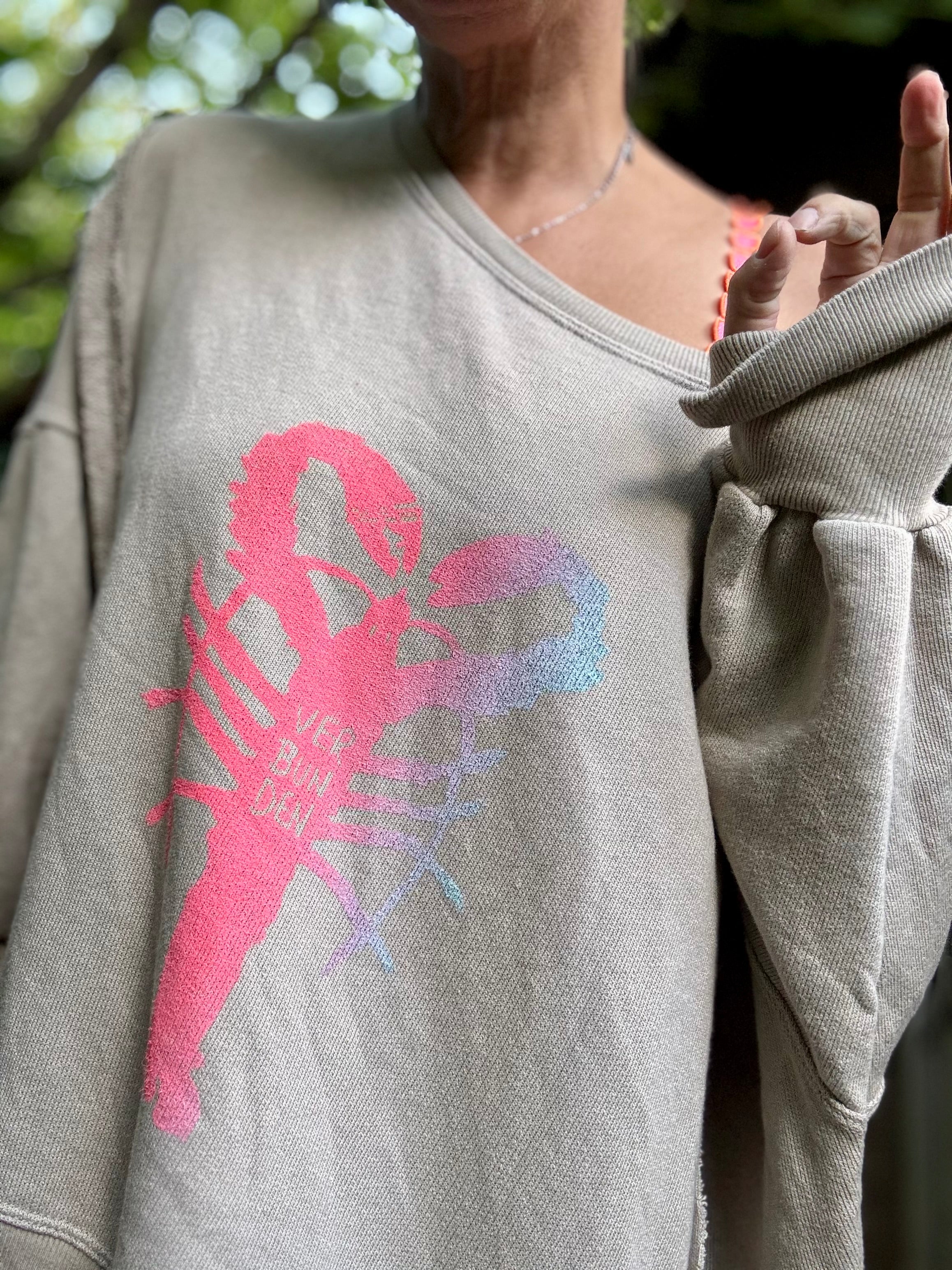 Lieblings Sweatshirt Hummer "verbunden"