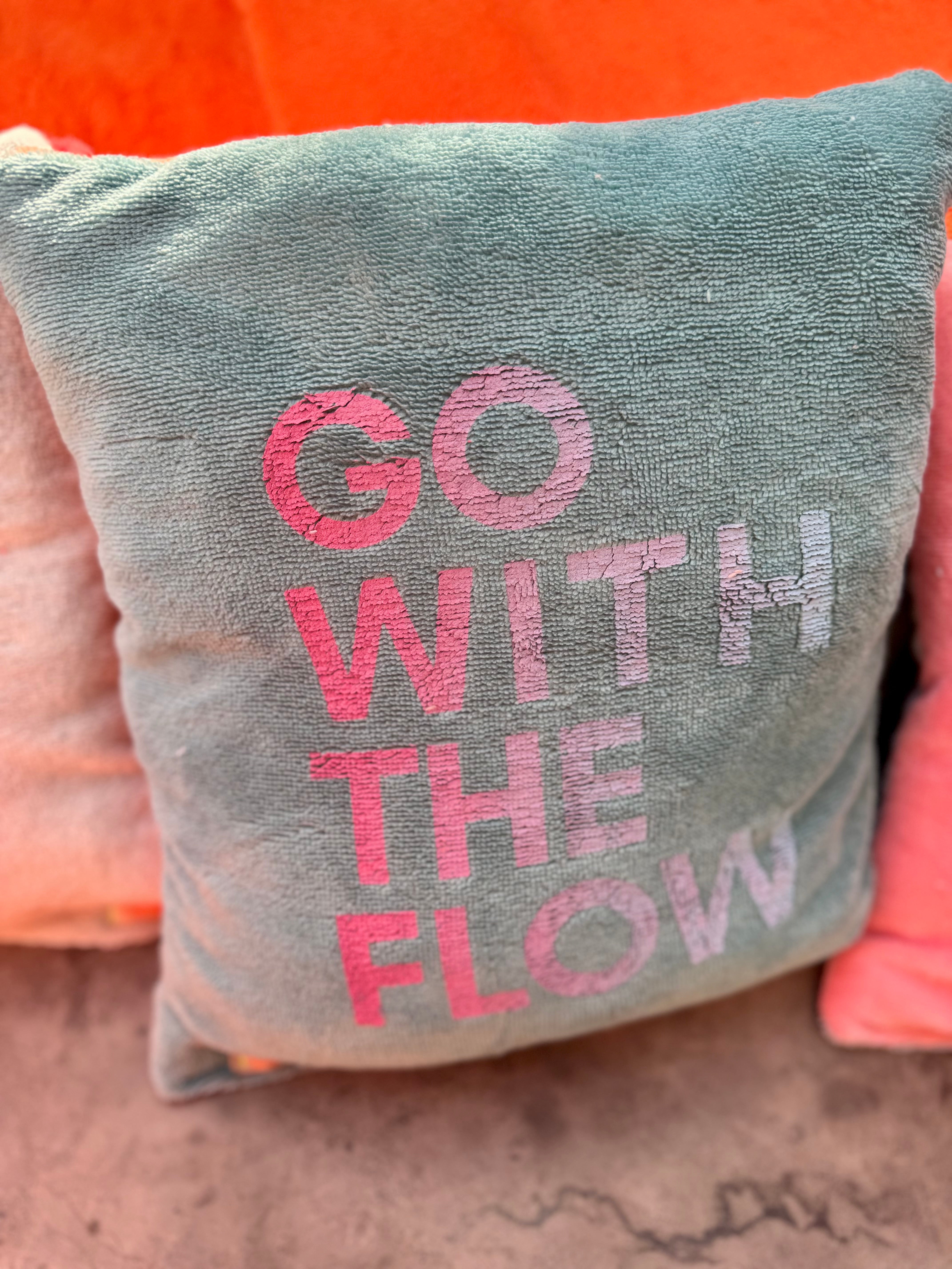 Kissen Bambusfrottee go with the flow