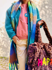 Wide Leg Hose Lederhose