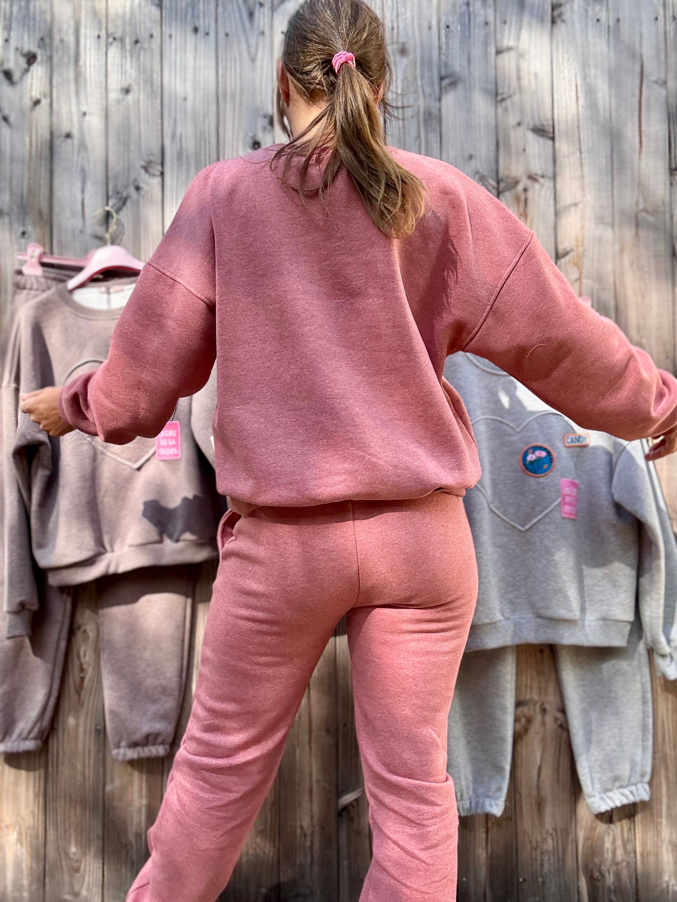 Statement Jogginganzug Jogger & Sweatshirt zweiteiler small