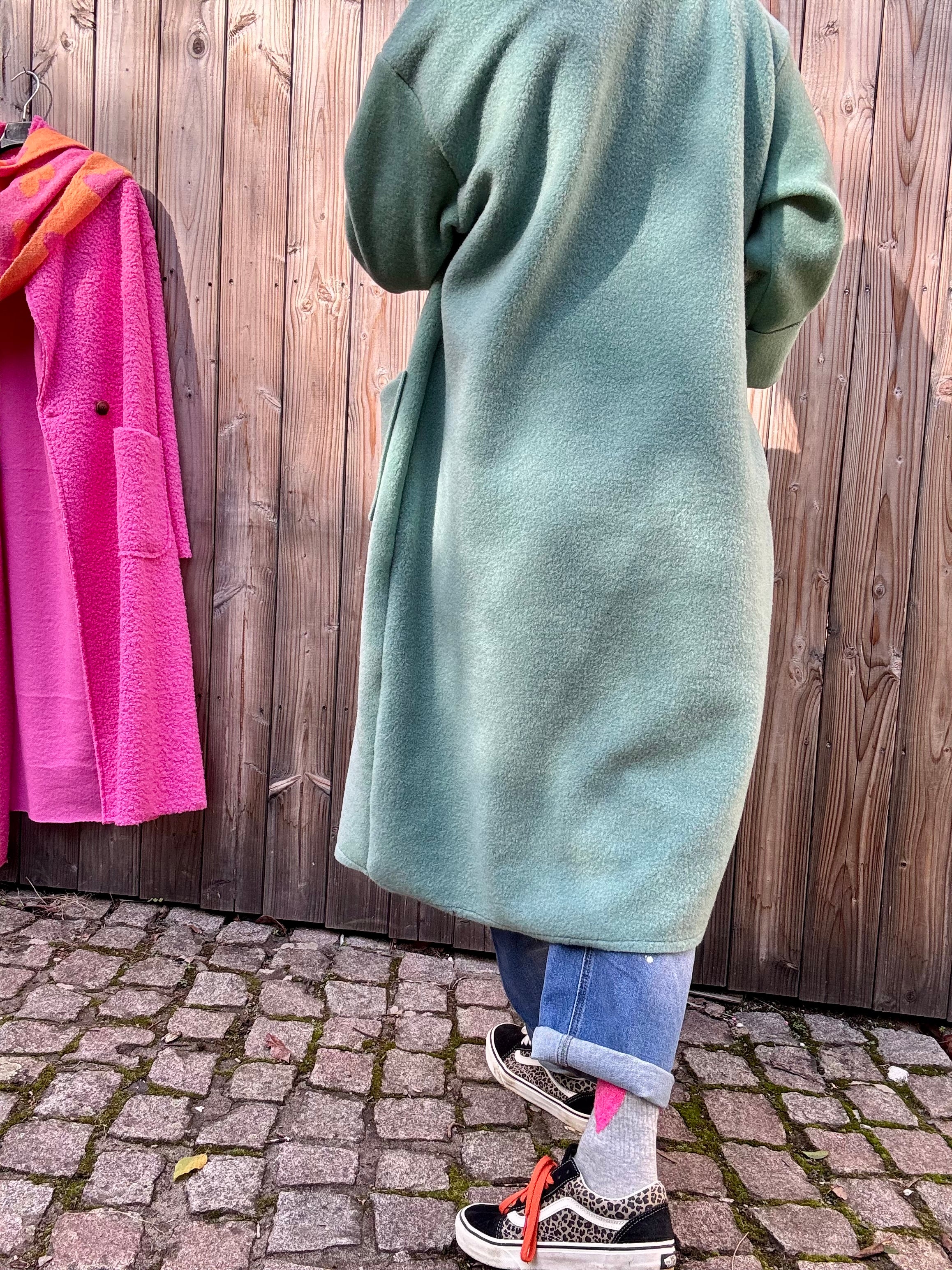 Mantel mint oder blau