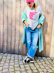 Mantel mint oder blau