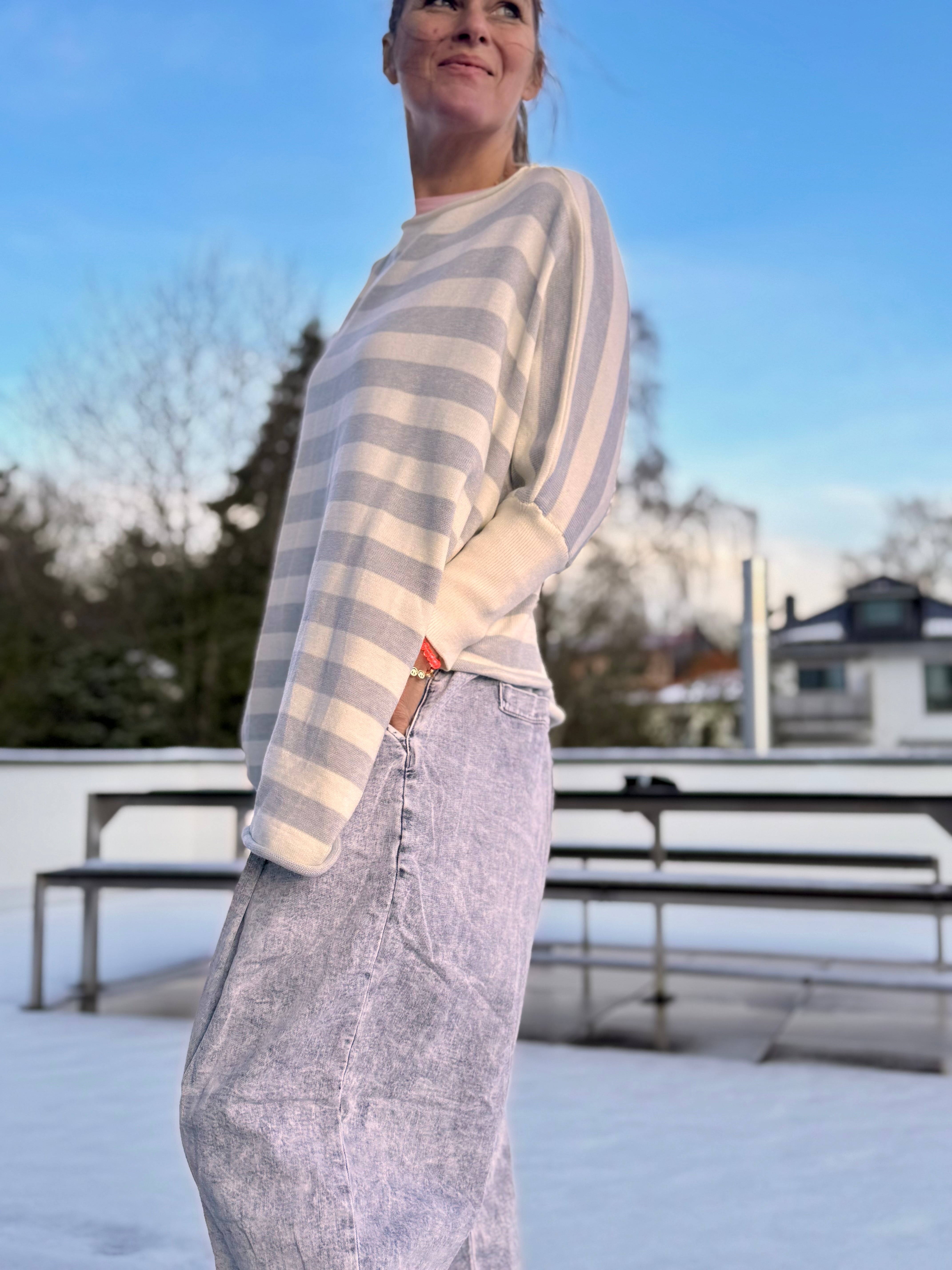Streifenpulli