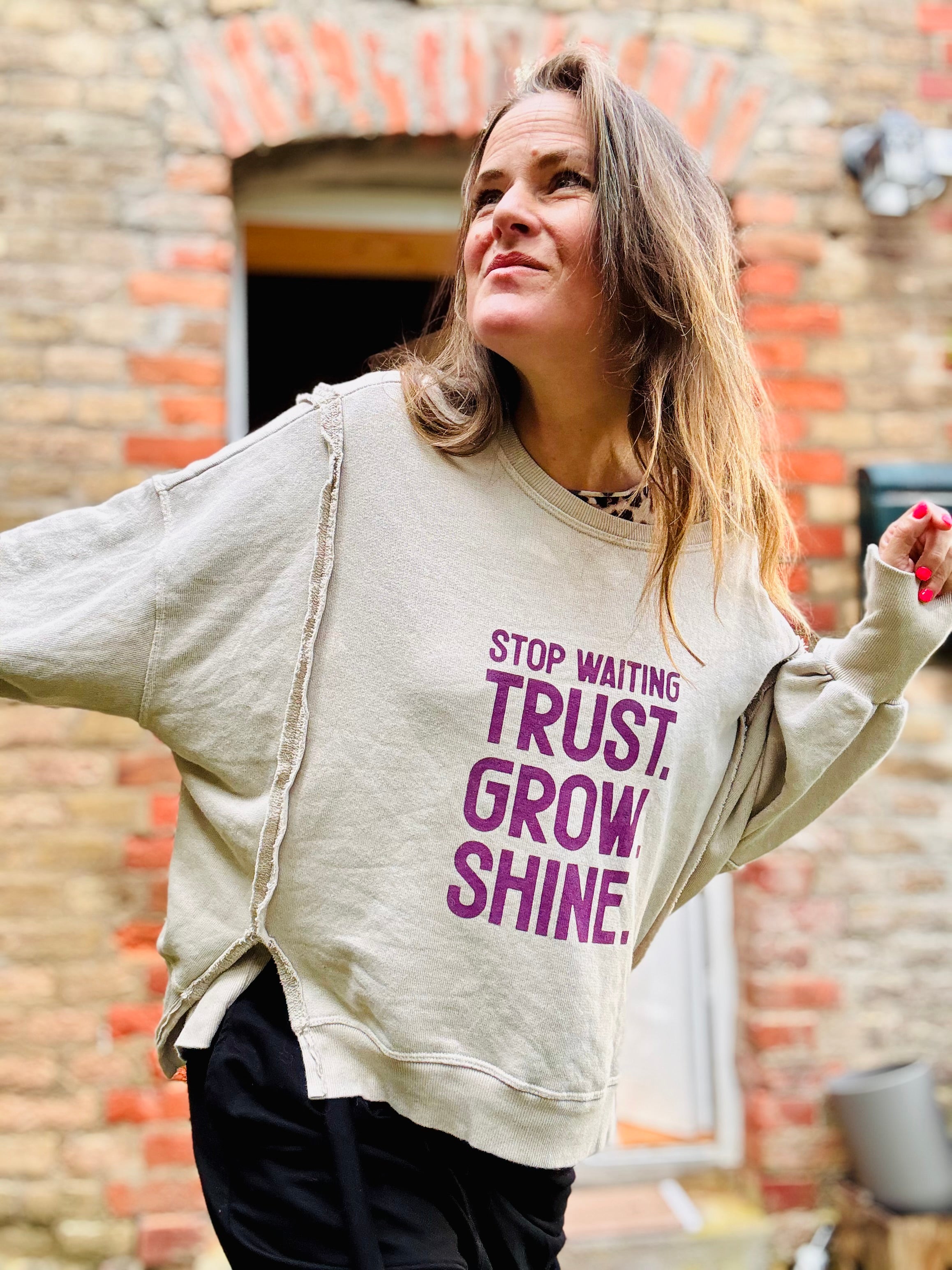 Lieblings Sweatshirt trust grow shine