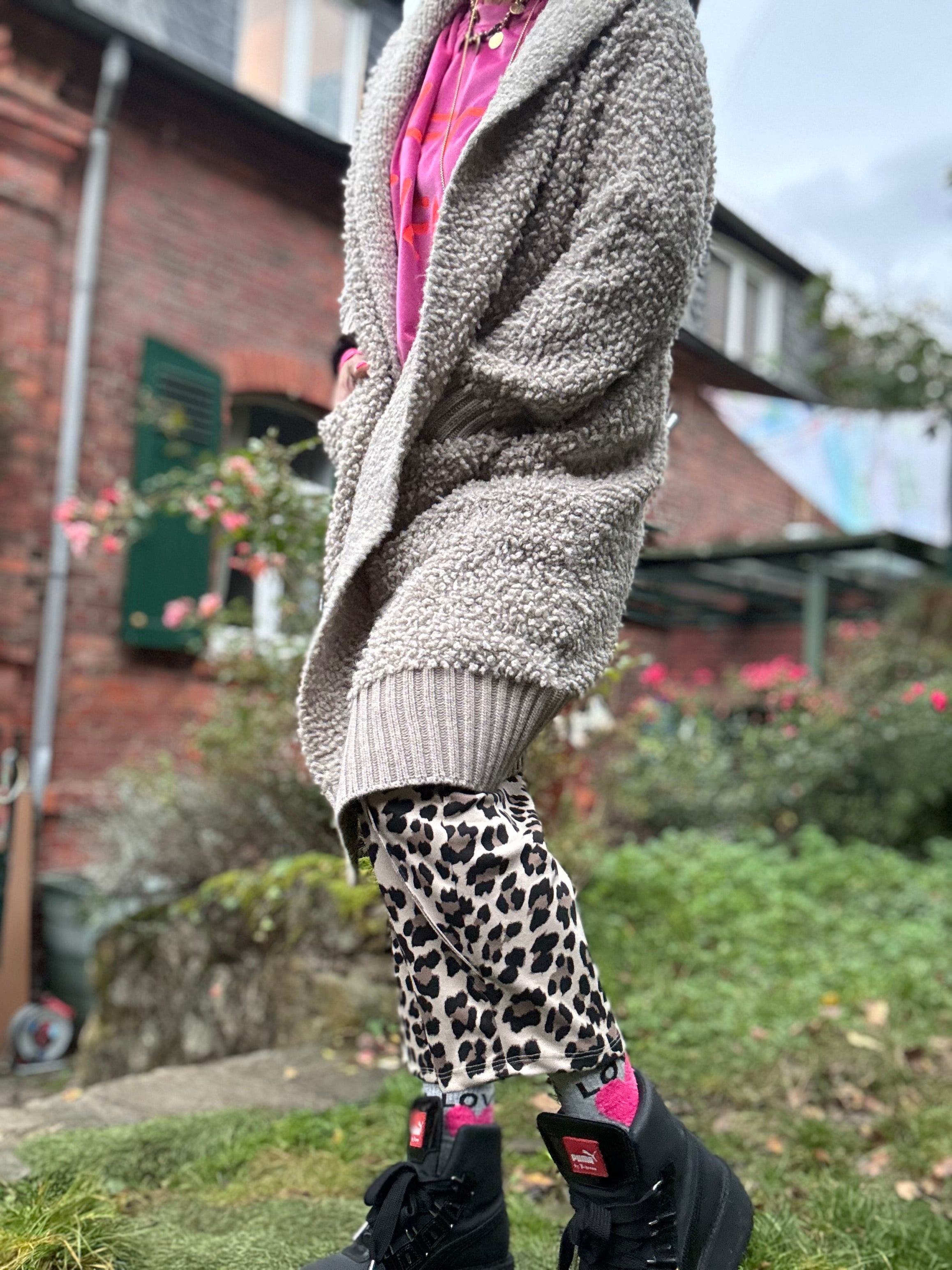 Schäfchen Strickjacke Cardigan