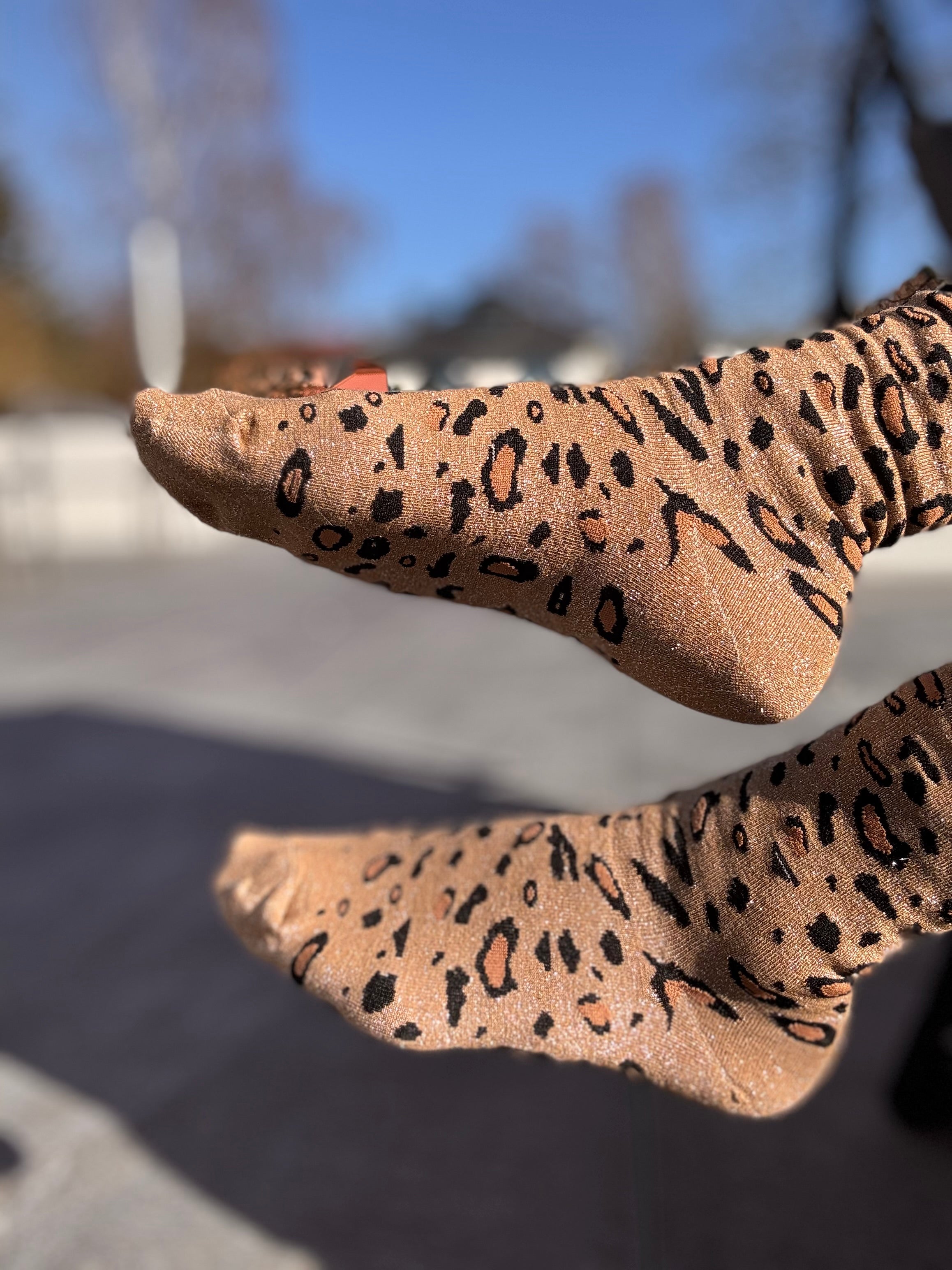 LEO Glitzer Socken