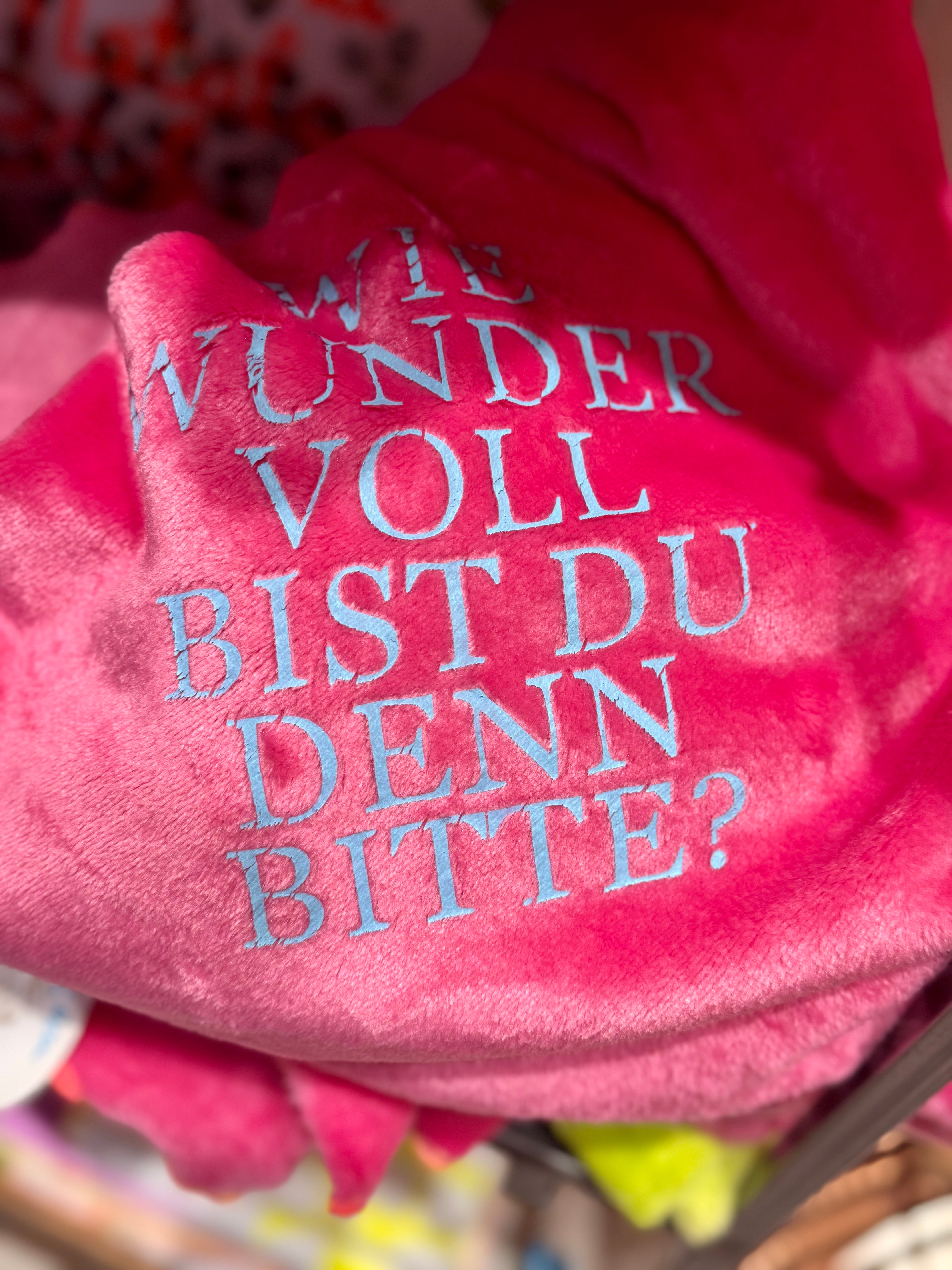 Große Kuscheldecke Wie wundervoll bist du denn bitte?