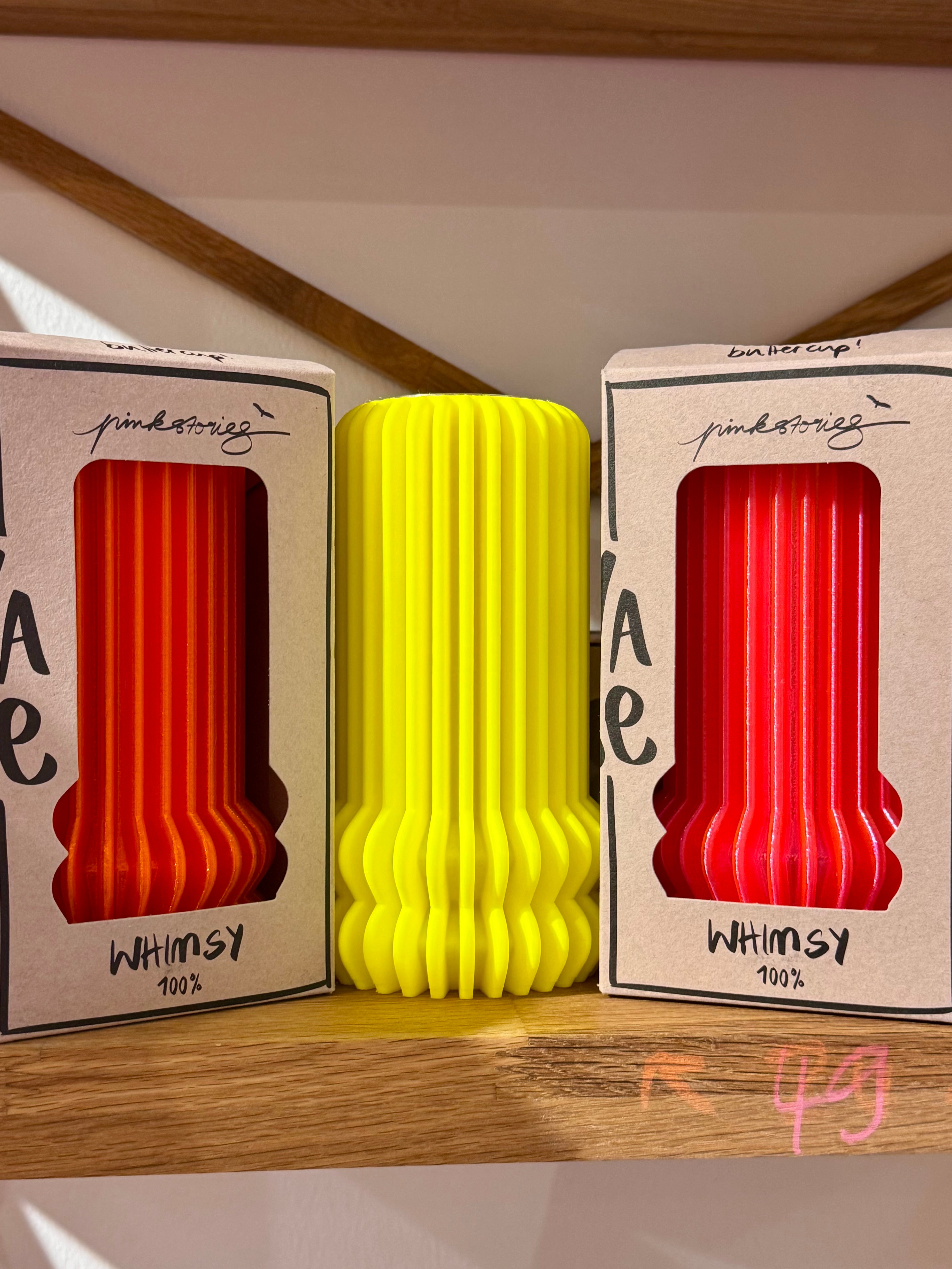 Vase WHIMSY pink stories