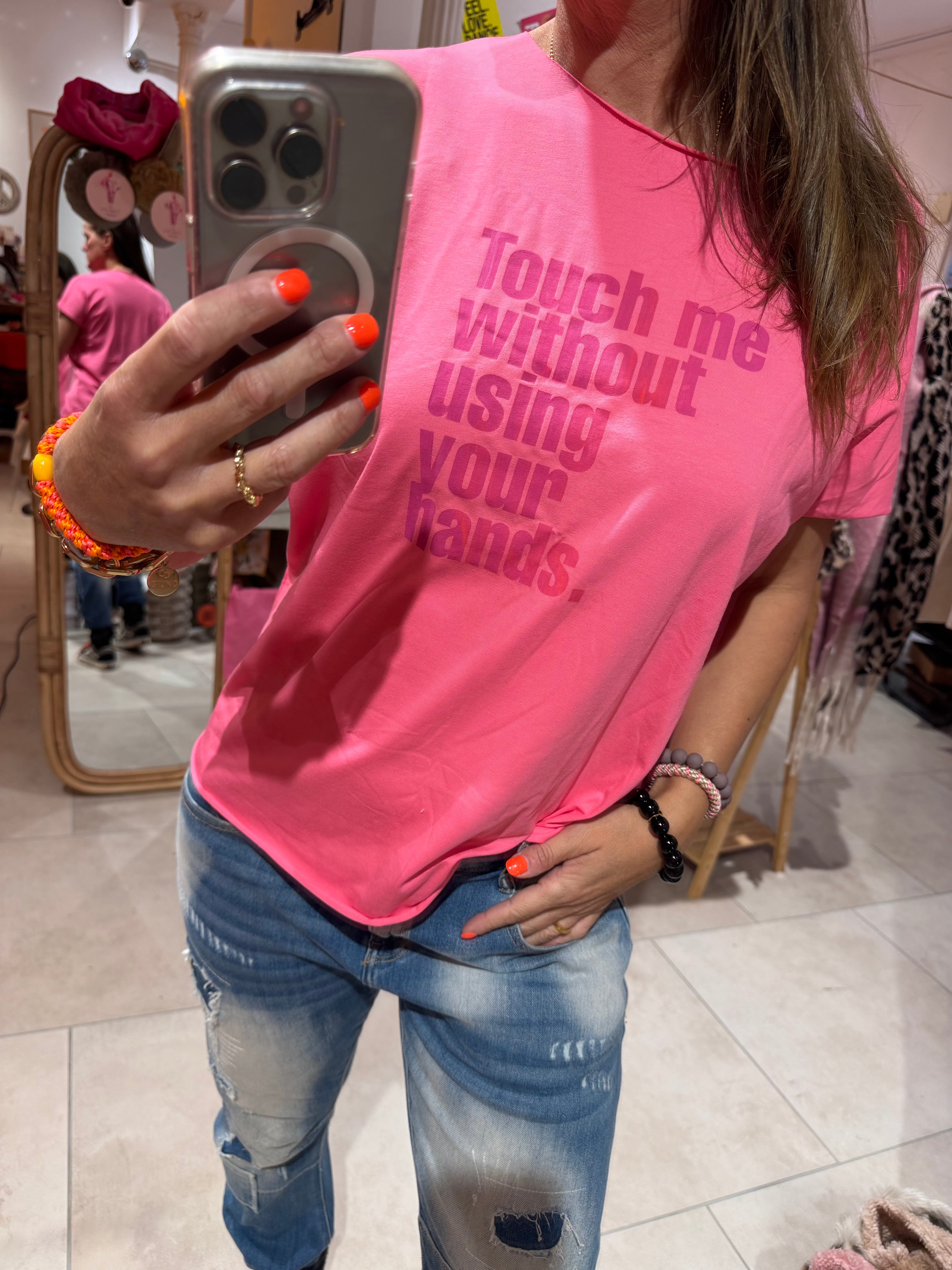 T-Shirt touch me without using your hands