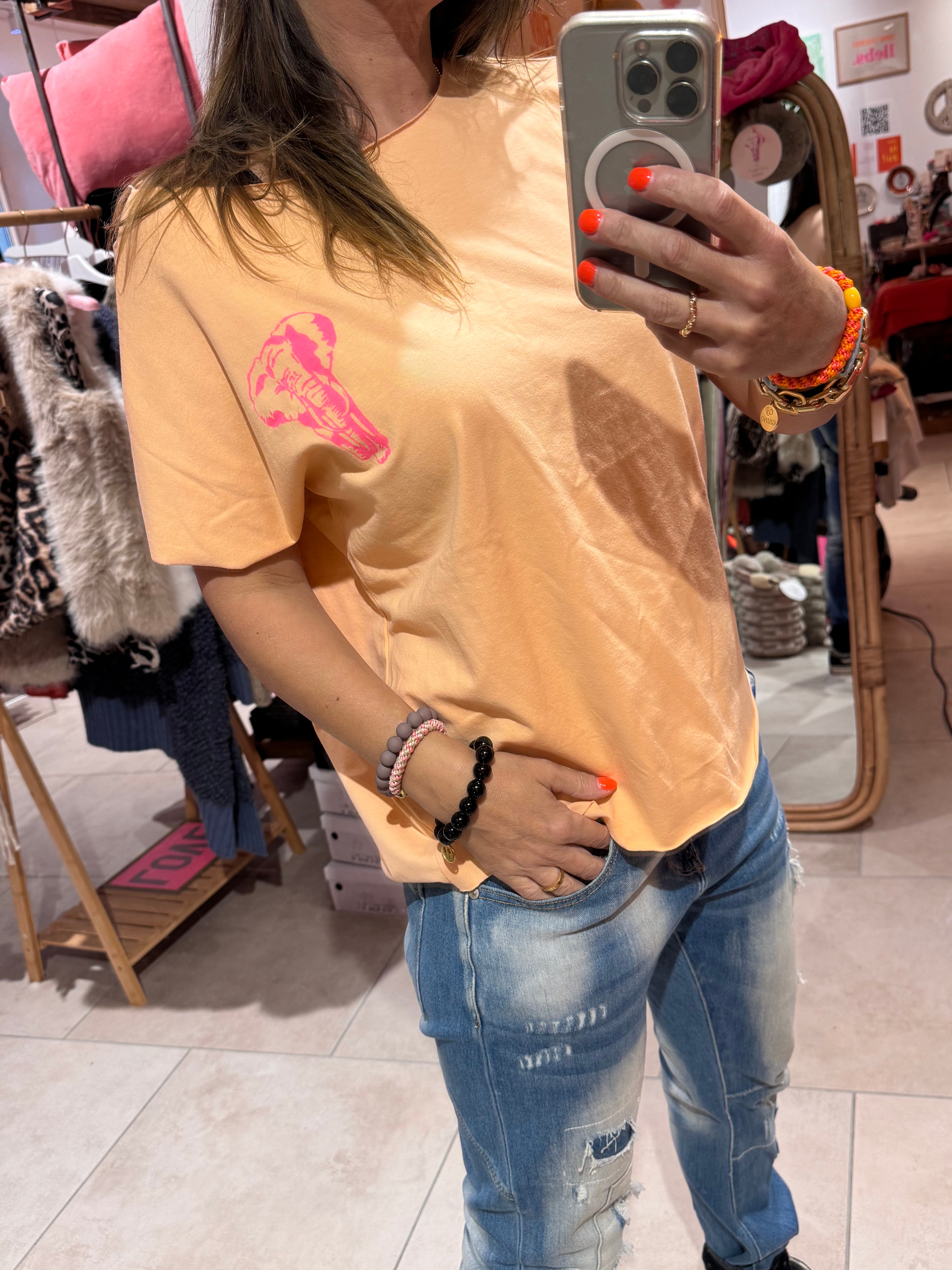 T-Shirt pink elephant