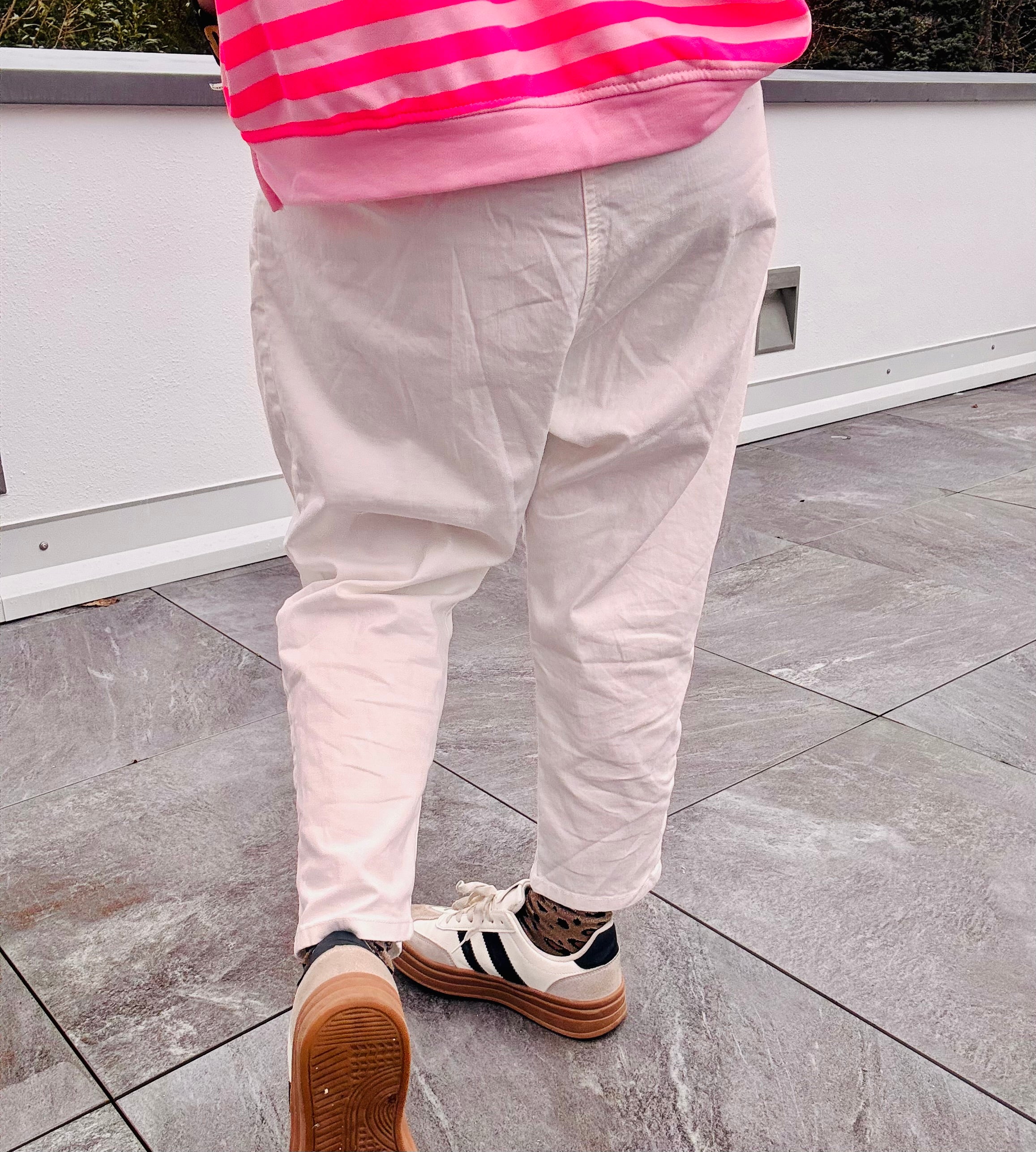 Baggy Jeans HOOLAA! weiß