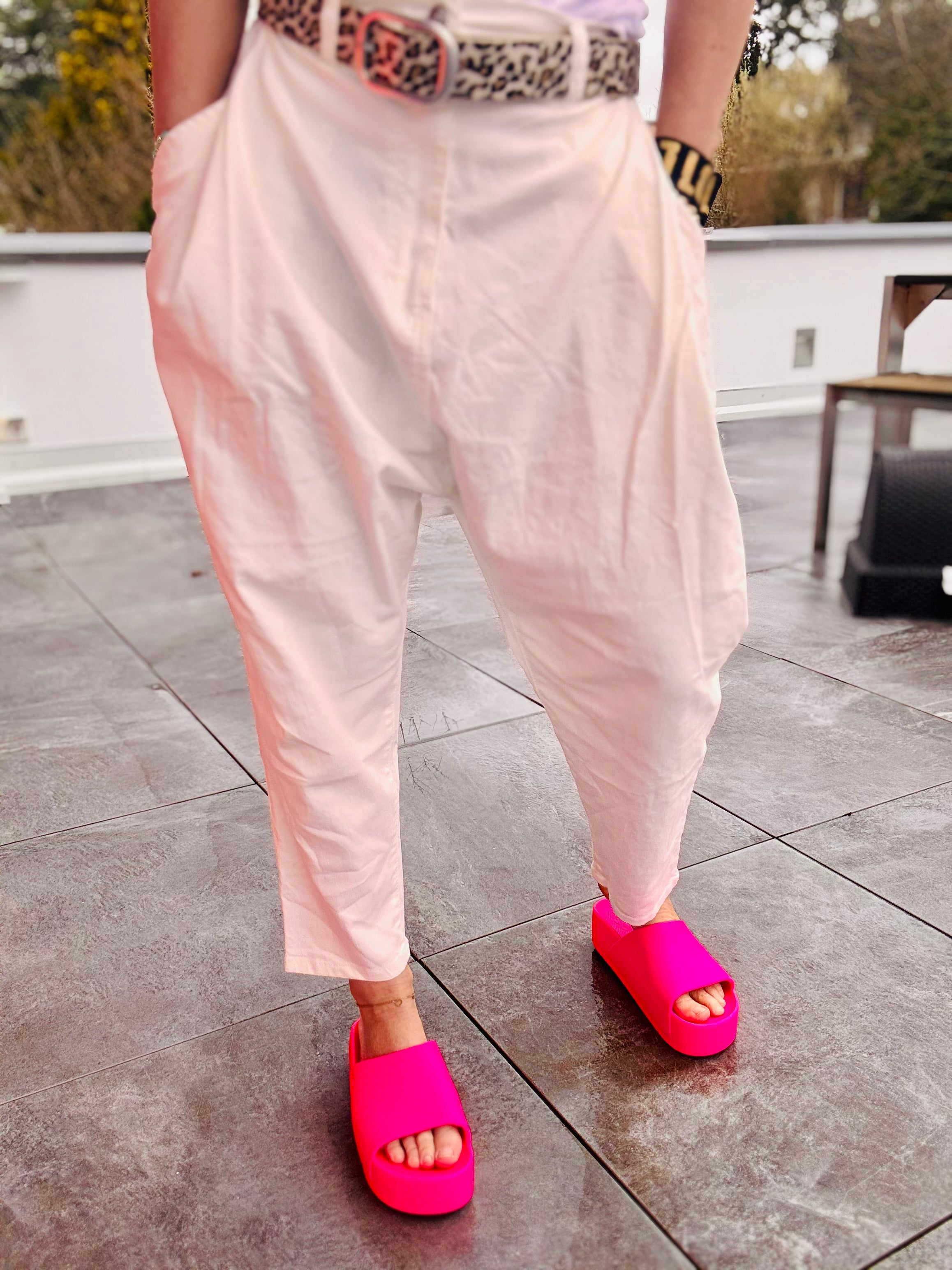 Baggy Jeans HOOLAA! weiß