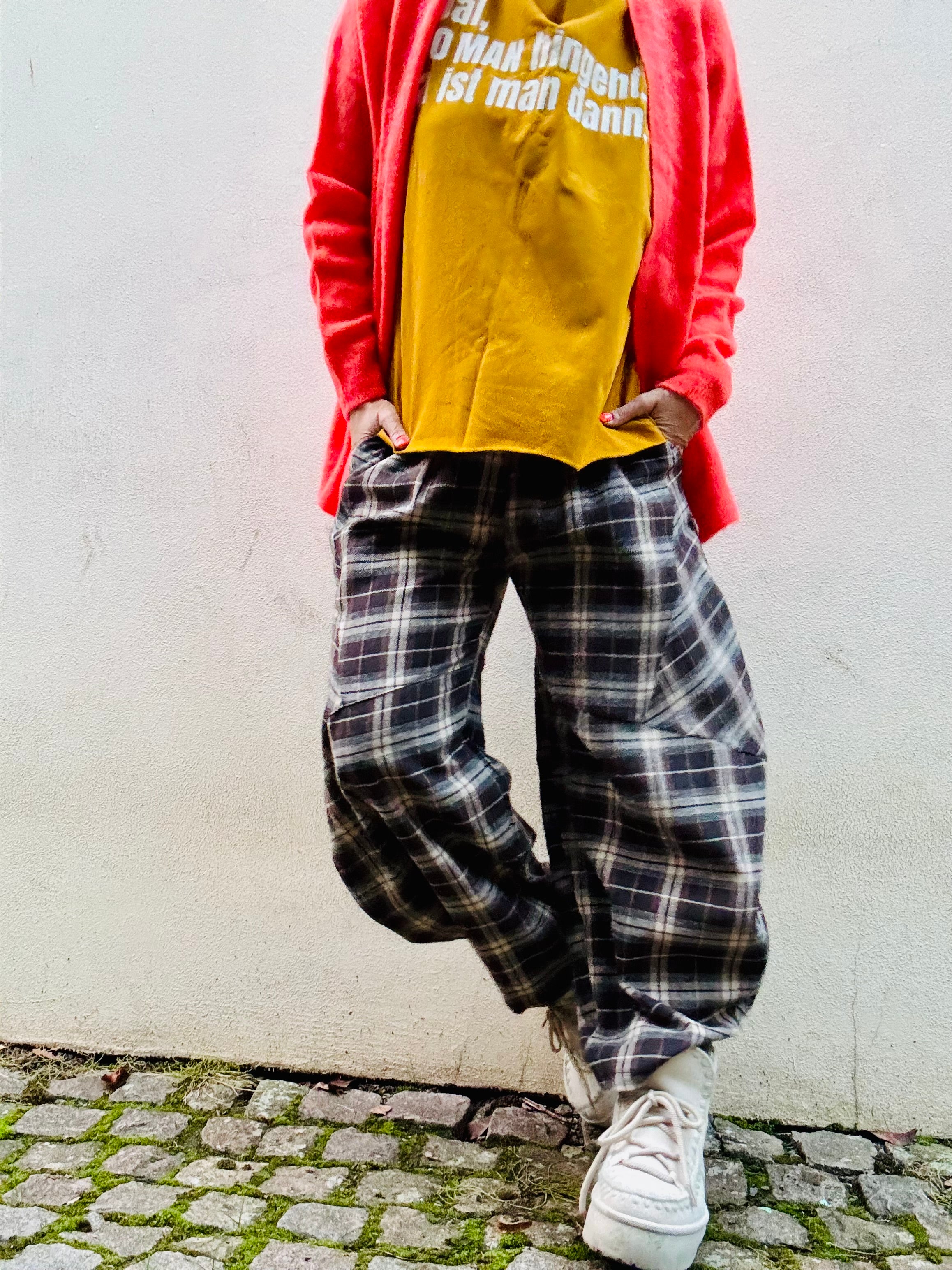 Cardigan Alpaca orange oder pink