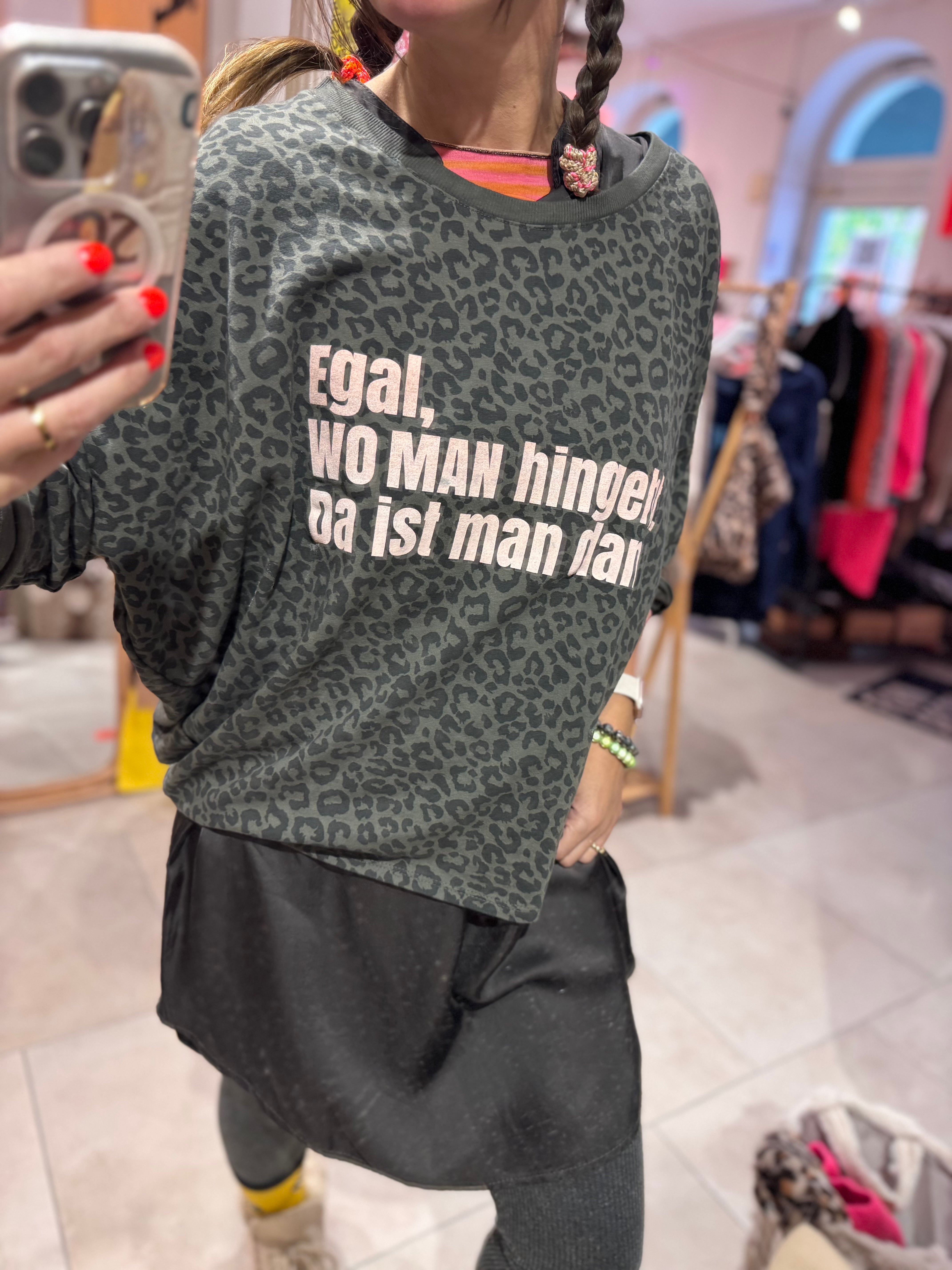 Lieblingsshirt Leo egal wo man hingeht, da ist man dann