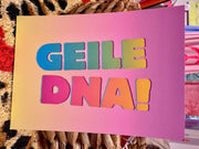 Postkarte GEILE DNA