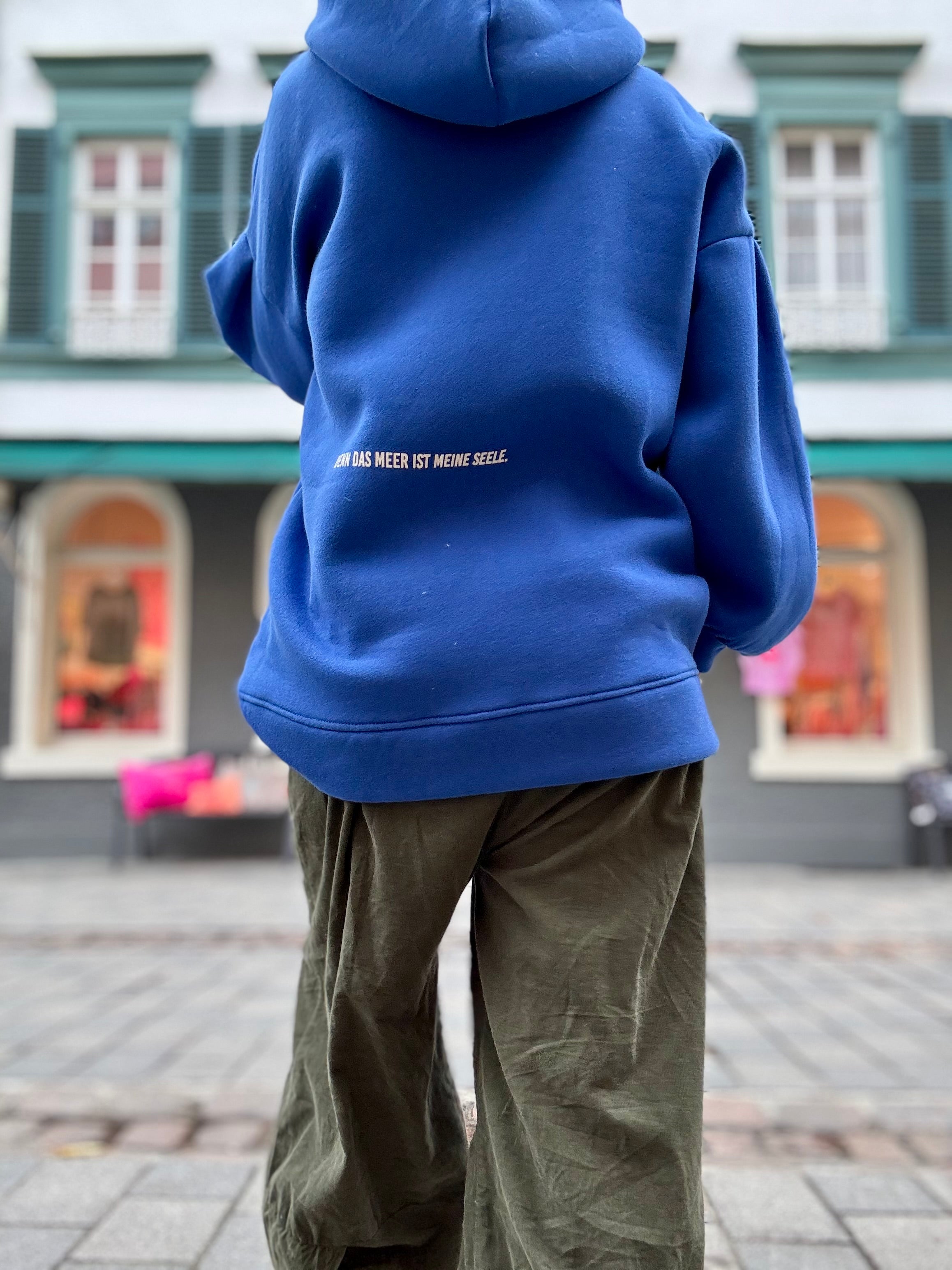 Oversize Hoodie Denn das Meer ist meine Seele