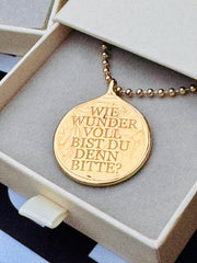 Kette „wie wundervoll bist du denn bitte?“