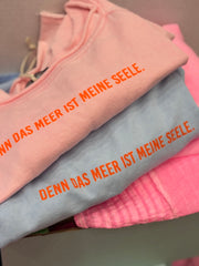 Oversize T-Shirt "denn das Meer ist meine Seele"