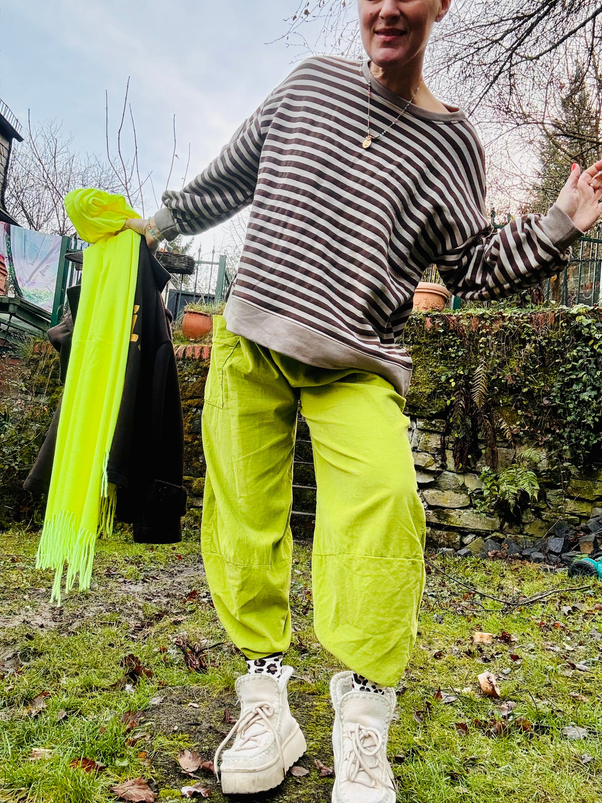 Schal neon pink oder gelb