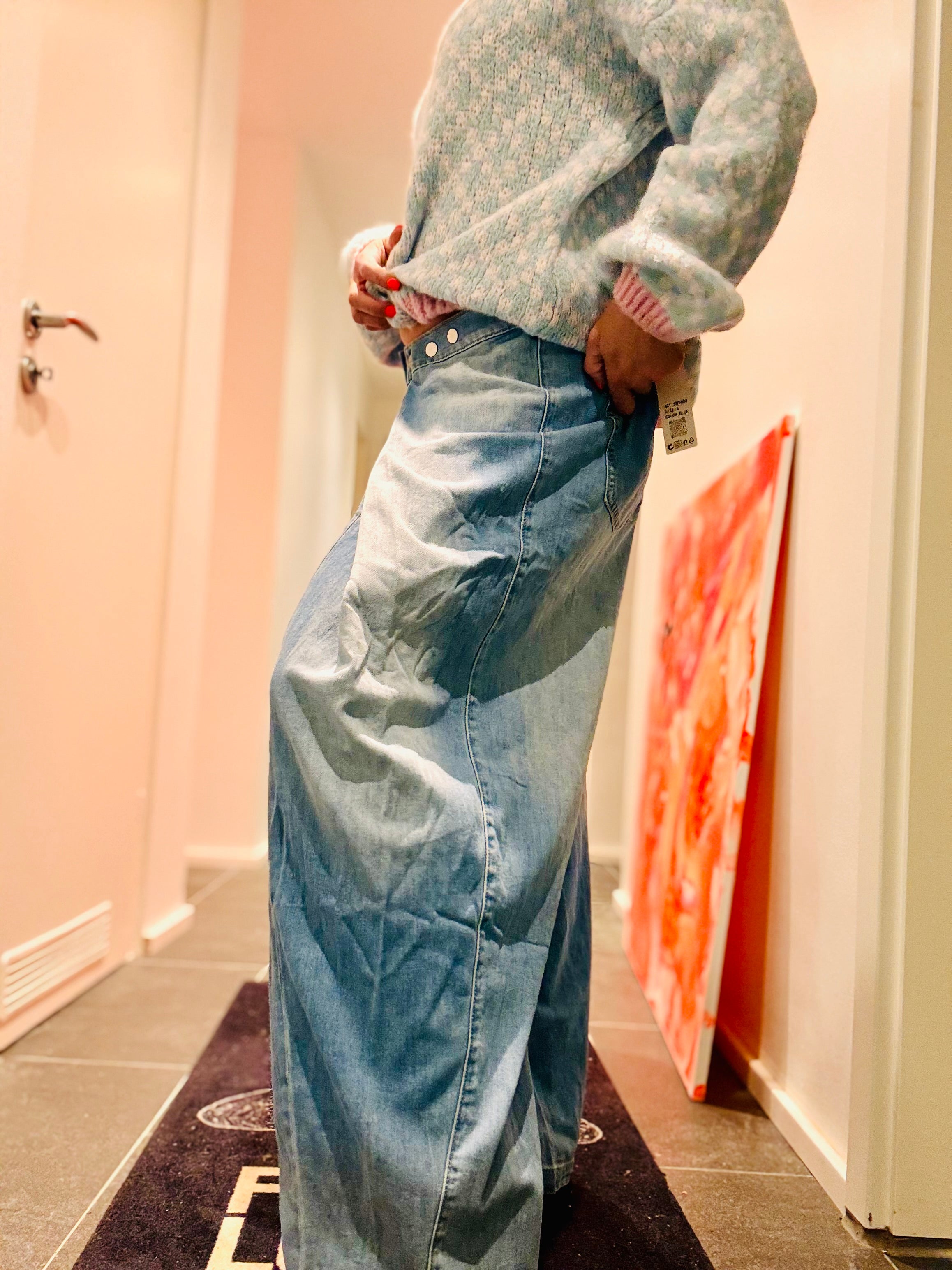 Kuschelpulli rosa oder hellblau