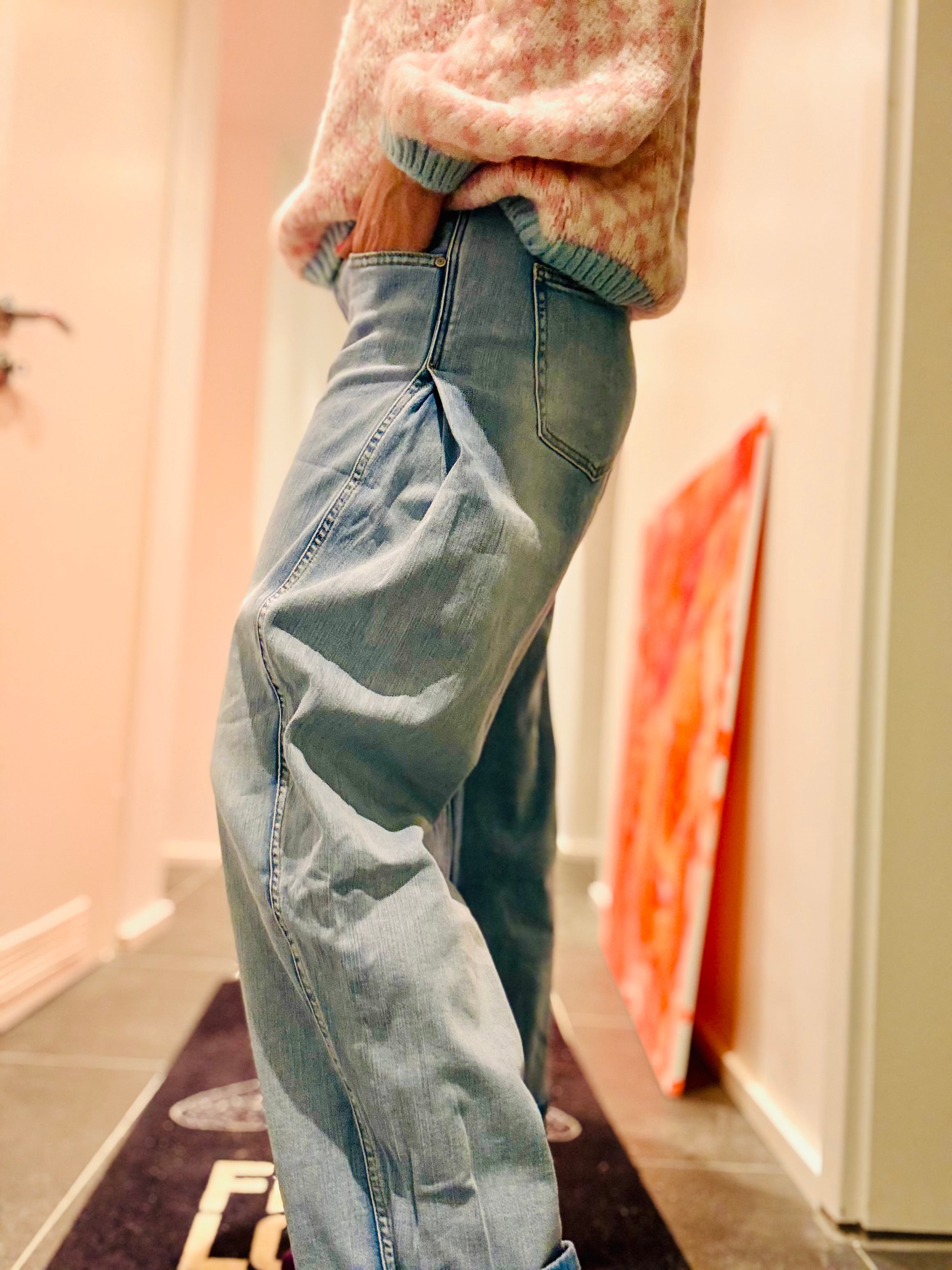 Kuschelpulli rosa oder hellblau