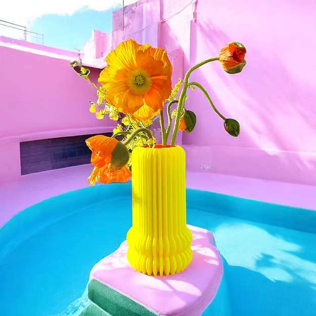 Vase WHIMSY pink stories