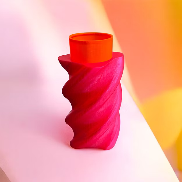 Vase SWAY pink stories